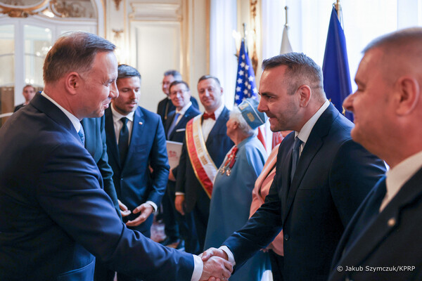 Gregory Fryc meets with the President of Poland